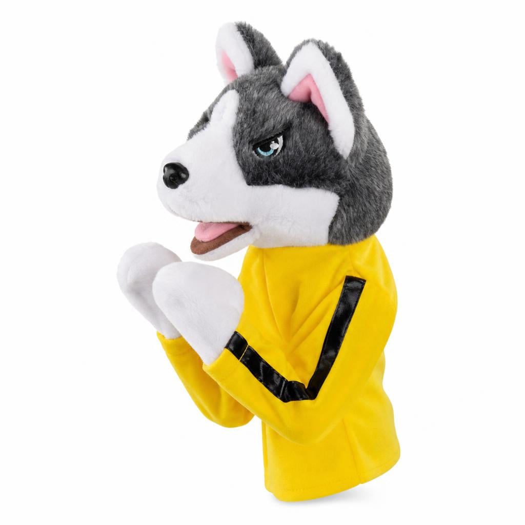 Guante de peluche husky boxeador Pawzie, unidad